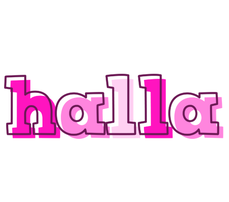 Halla hello logo