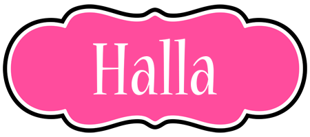 Halla invitation logo