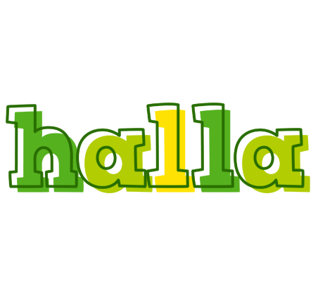 Halla juice logo