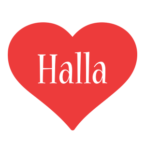 Halla love logo