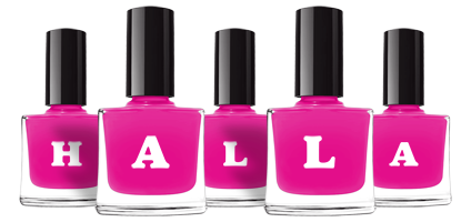 Halla nails logo