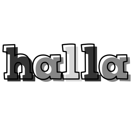 Halla night logo