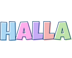 Halla pastel logo