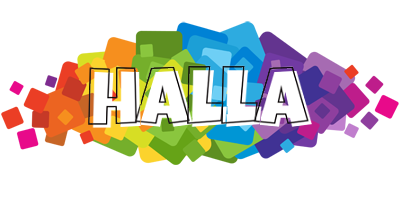 Halla pixels logo