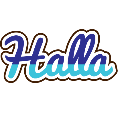 Halla raining logo
