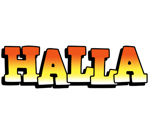 Halla sunset logo