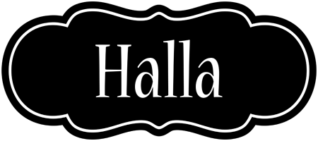 Halla welcome logo