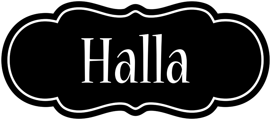 Halla welcome logo