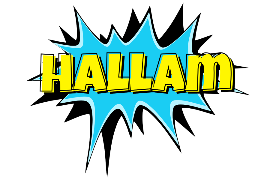 Hallam amazing logo