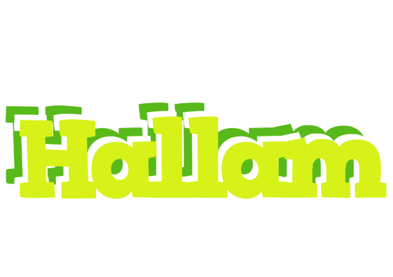 Hallam citrus logo