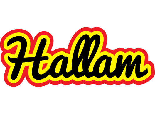 Hallam flaming logo