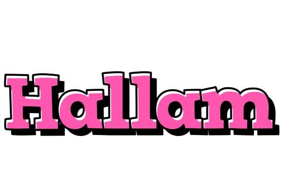 Hallam girlish logo