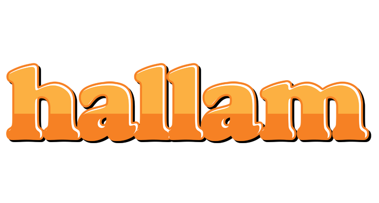 Hallam orange logo