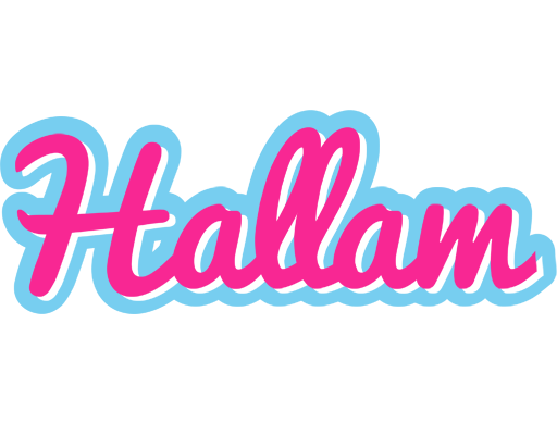 Hallam popstar logo