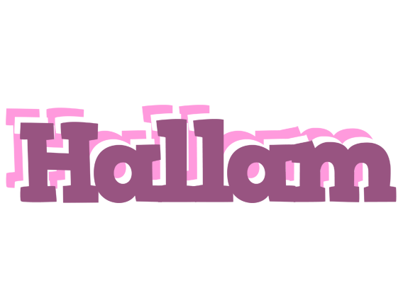 Hallam relaxing logo