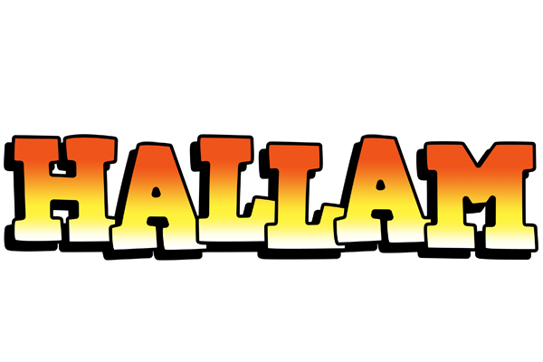 Hallam sunset logo