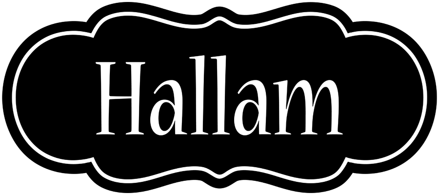 Hallam welcome logo