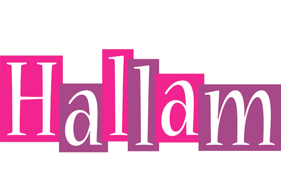 Hallam whine logo