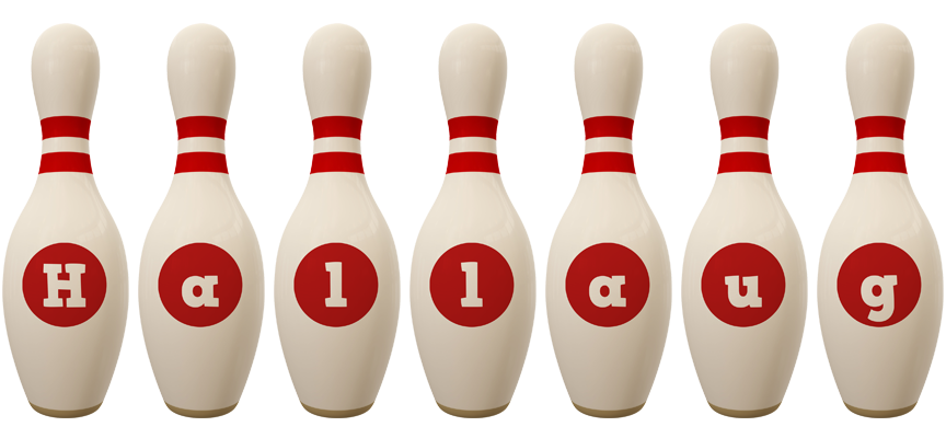 Hallaug bowling-pin logo