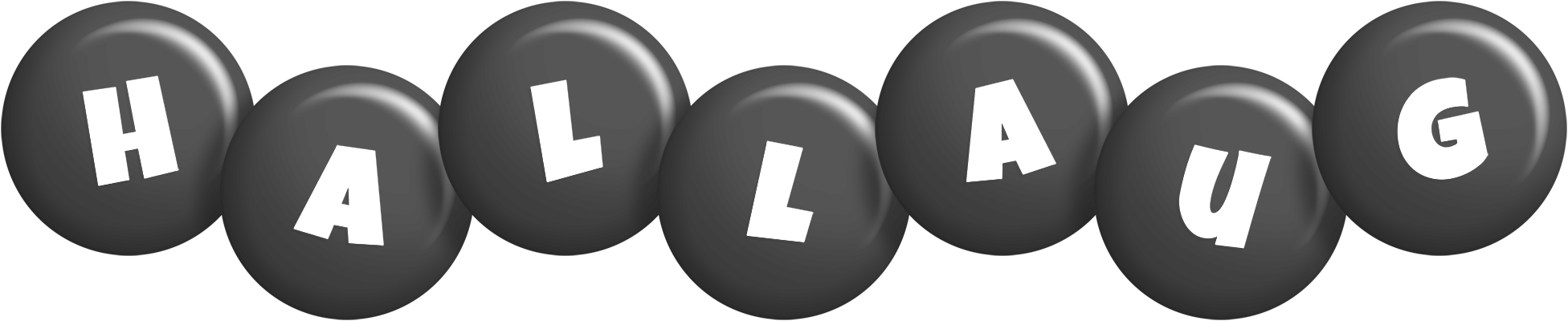 Hallaug candy-black logo