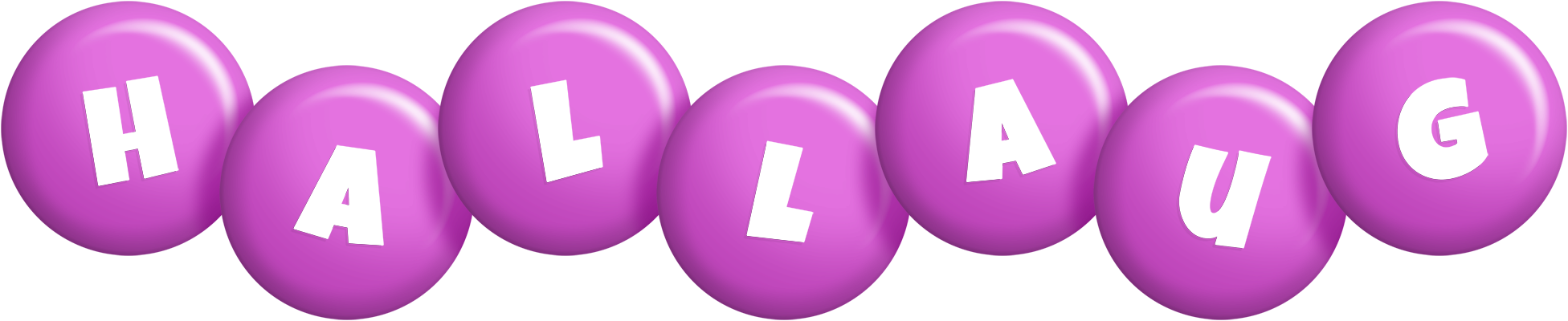 Hallaug candy-purple logo