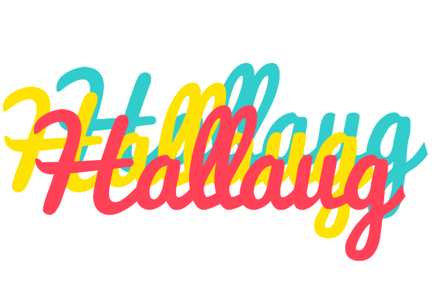 Hallaug disco logo