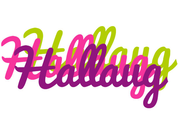 Hallaug flowers logo