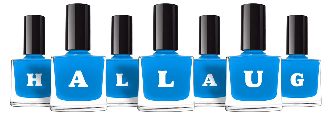 Hallaug glossy logo