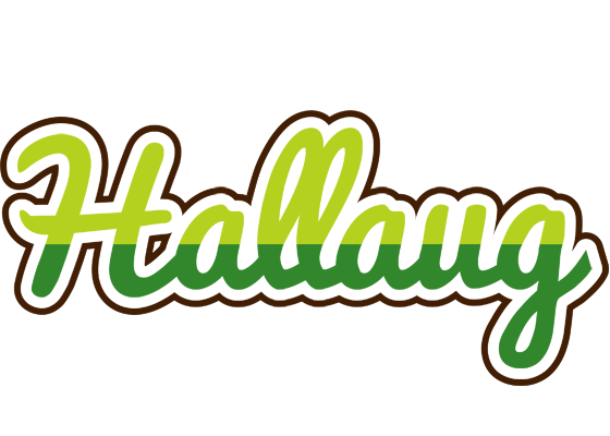 Hallaug golfing logo