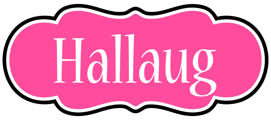 Hallaug invitation logo