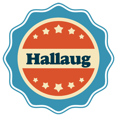 Hallaug labels logo