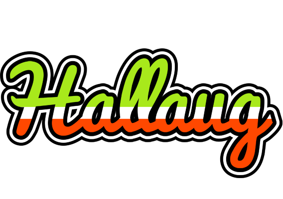 Hallaug superfun logo