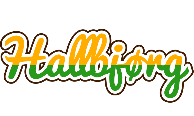Hallbjørg banana logo