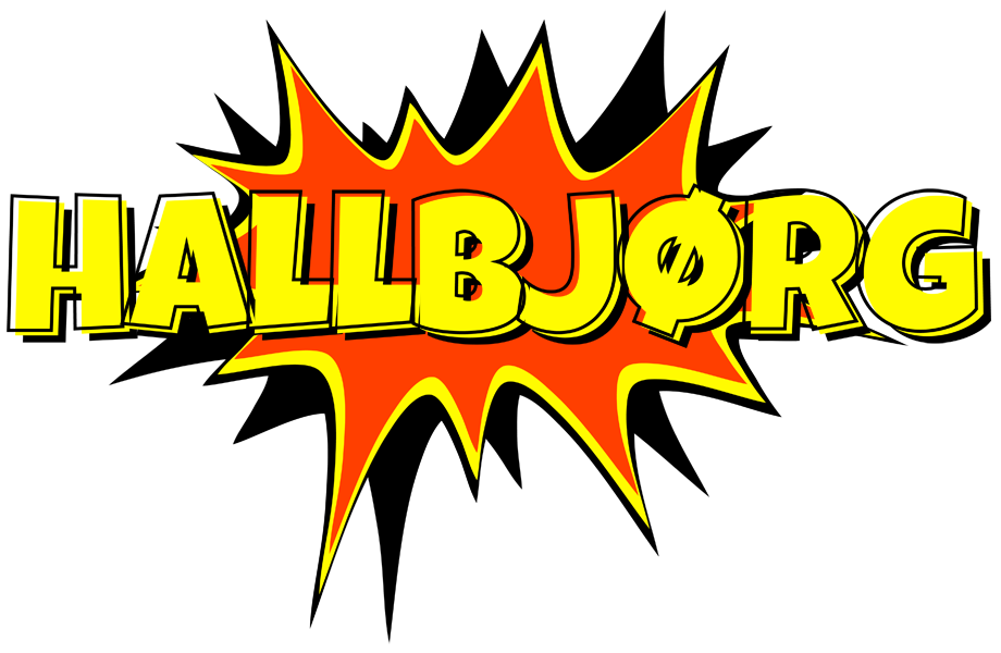 Hallbjørg bazinga logo