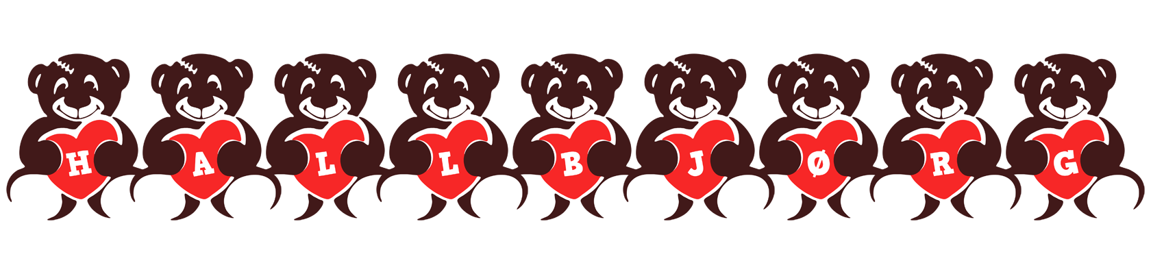 Hallbjørg bear logo