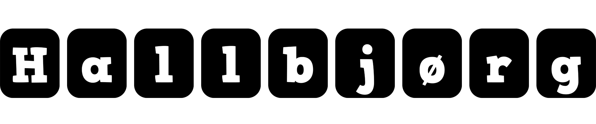 Hallbjørg box logo