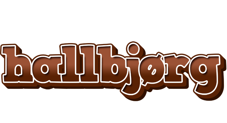 Hallbjørg brownie logo