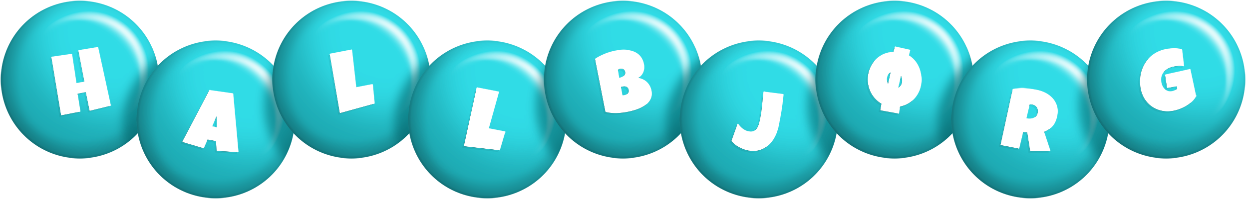 Hallbjørg candy-azur logo