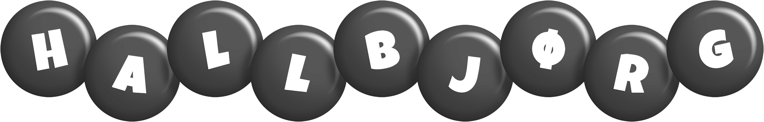 Hallbjørg candy-black logo