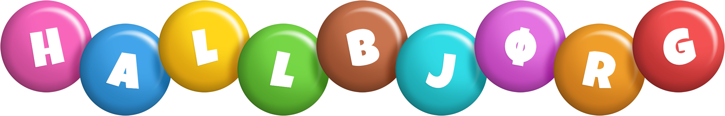 Hallbjørg candy logo