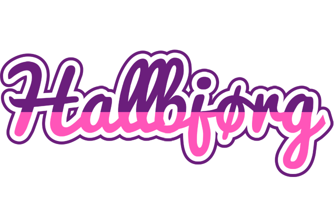 Hallbjørg cheerful logo