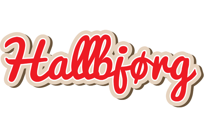 Hallbjørg chocolate logo