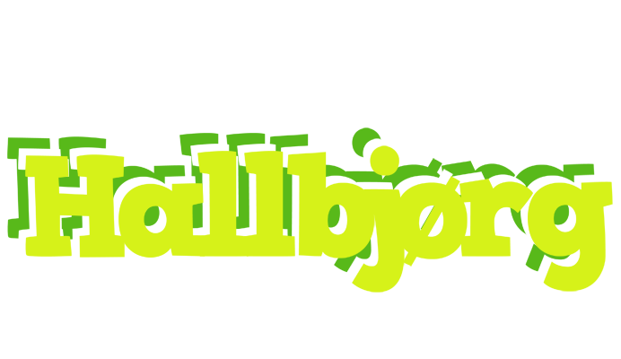 Hallbjørg citrus logo