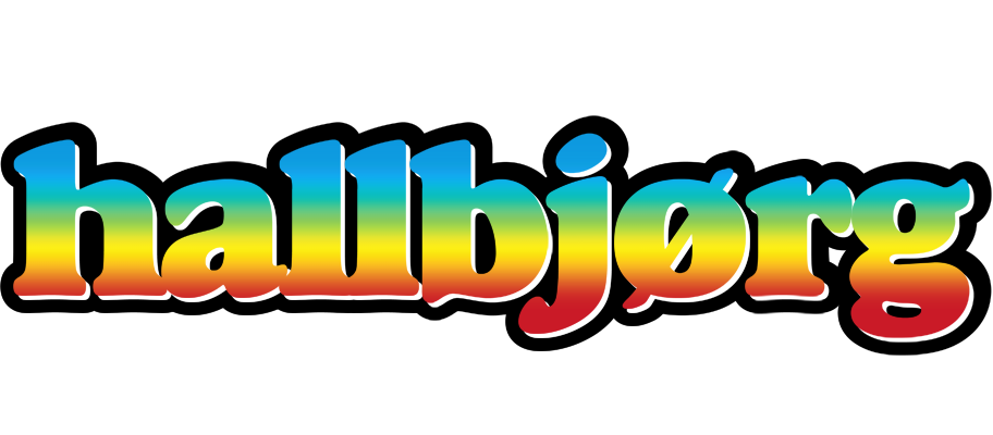 Hallbjørg color logo