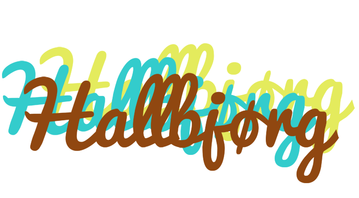 Hallbjørg cupcake logo