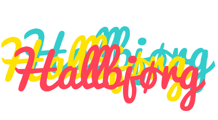 Hallbjørg disco logo