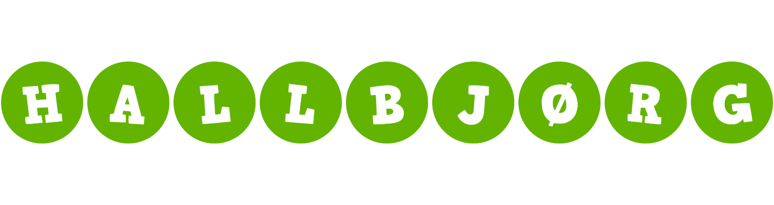 Hallbjørg games logo