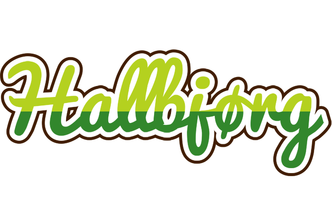 Hallbjørg golfing logo