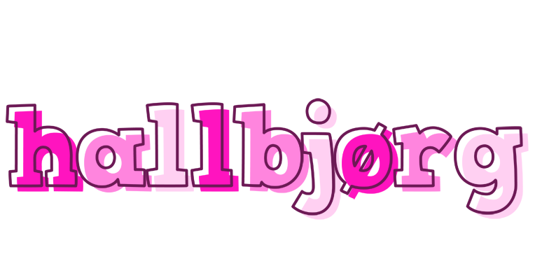 Hallbjørg hello logo
