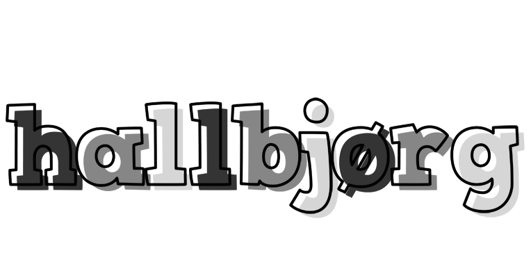 Hallbjørg night logo